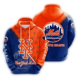 New York Mets Ya Gotta Believe All-Over Print Hoodie For Fans