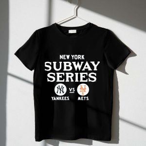 New York Subway Series Yankees Vs Mets Graphic T-Shirt For Fans