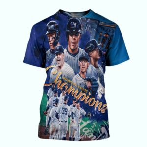 New York Yankees 2024 Alcs Champions All Over Print T-Shirt – World Series Bound