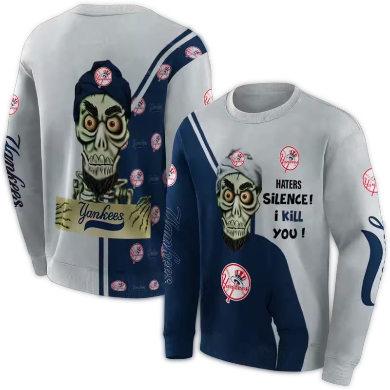 New York Yankees Achmed Skull AOP Sweatshirt 1