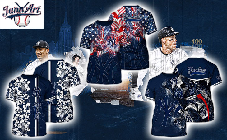 New York Yankees All Over Print T Shirt