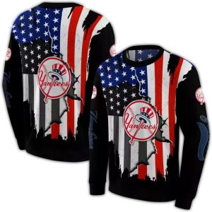 New York Yankees American Pride Graphic Sweatshirt For Fans