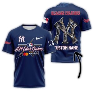 Personalized New York Yankees All Over Print T-Shirt For Fans And Collectors
