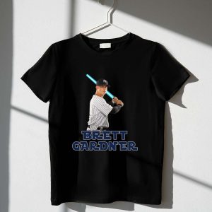 New York Yankees Brett Gardner Star Wars Graphic T-Shirt