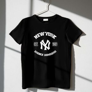 New York Yankees Bronx Bombers Established 1901 T-Shirt For Fans