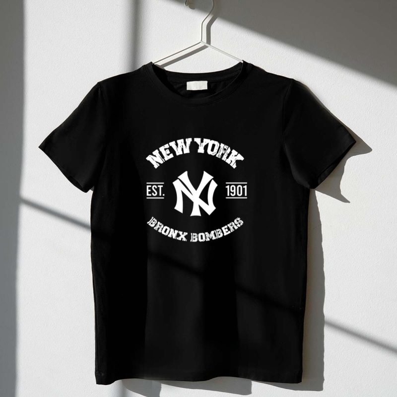 New York Yankees Bronx Bombers Est 1901 T Shirt t shirt 1 1