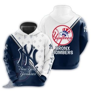 New York Yankees All-Over Print Casual Hoodie For Fans