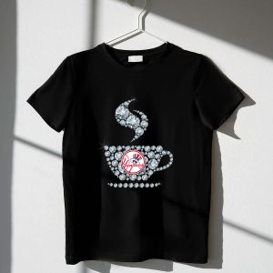 New York Yankees Coffee Diamond Graphic T-Shirt For Fans