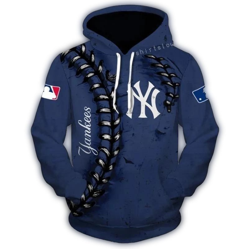 New York Yankees Custom All Over Printed 3D Hoodie Yankees Fan Gift 1