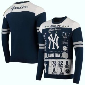 New York Yankees Game Day Ticket Stub Sweatshirt For Fans