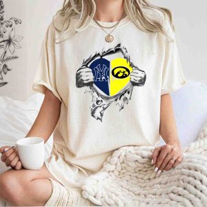 New York Yankees X Iowa Hawkeyes Heart T-Shirt For Sports Fans
