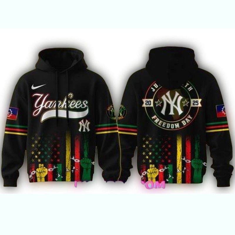 New York Yankees Juneteenth Day 2025 Special Hoodie 1