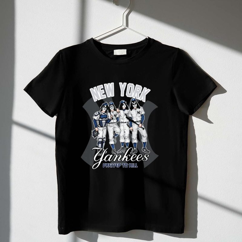New York Yankees Kiss Dressed To Kill T Shirt t shirt 1 1