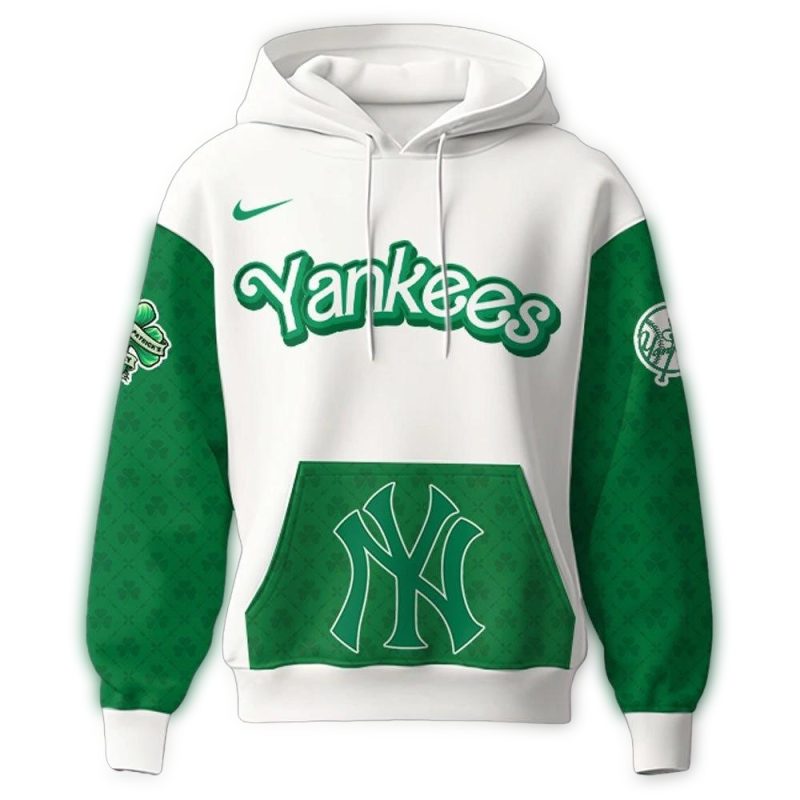 New York Yankees MLB x ST Patricks 2025 Hoodie 2