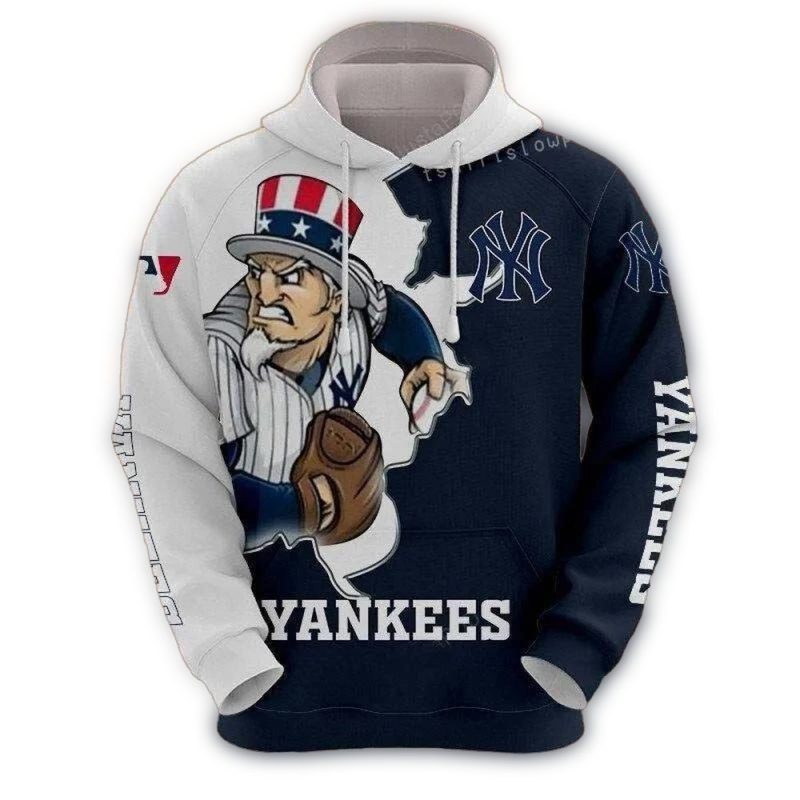 New York Yankees Mascot Design 3D Hoodie 1