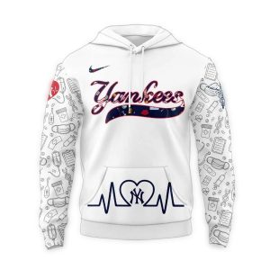 New York Yankees Nurses Appreciation All-Over Print Hoodie