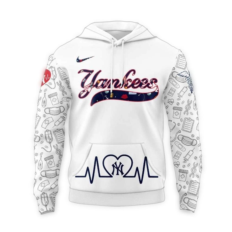 New York Yankees Nurses Appreciation 2025 Hoodie 2
