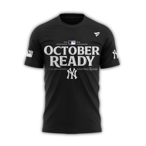 New York Yankees 2024 World Series October Ready All Over Print T-Shirt
