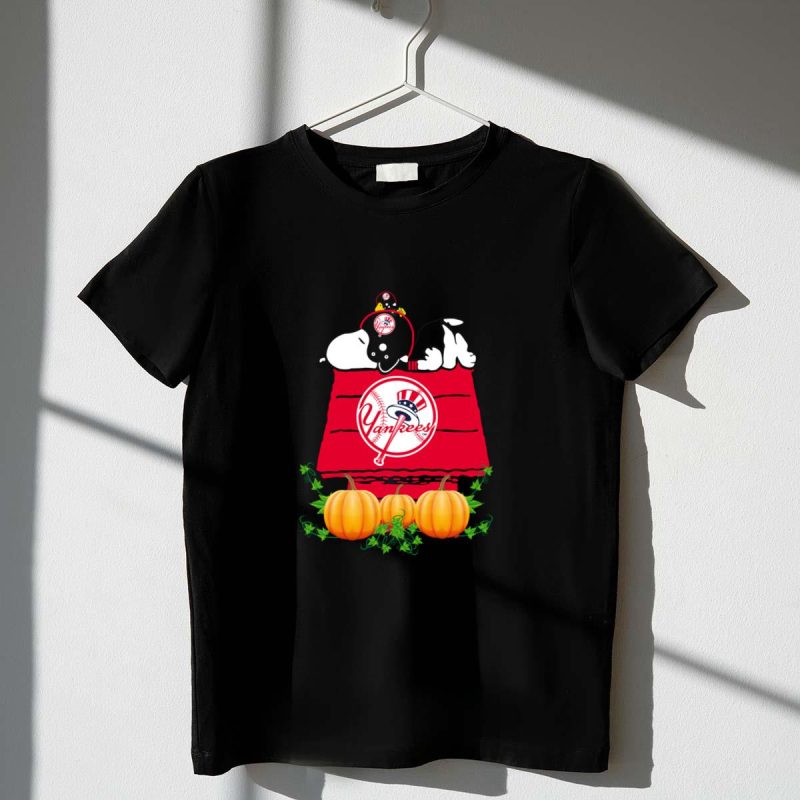 New York Yankees Snoopy Pumpkin House shirt t shirt 1 1