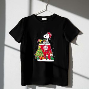 New York Yankees Snoopy And Woodstock Christmas T-Shirt For Fans