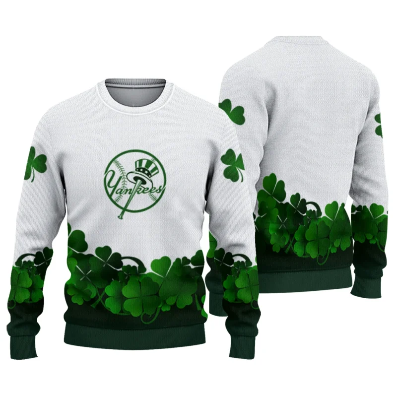 New York Yankees St Patricks Day Ugly Sweater 1