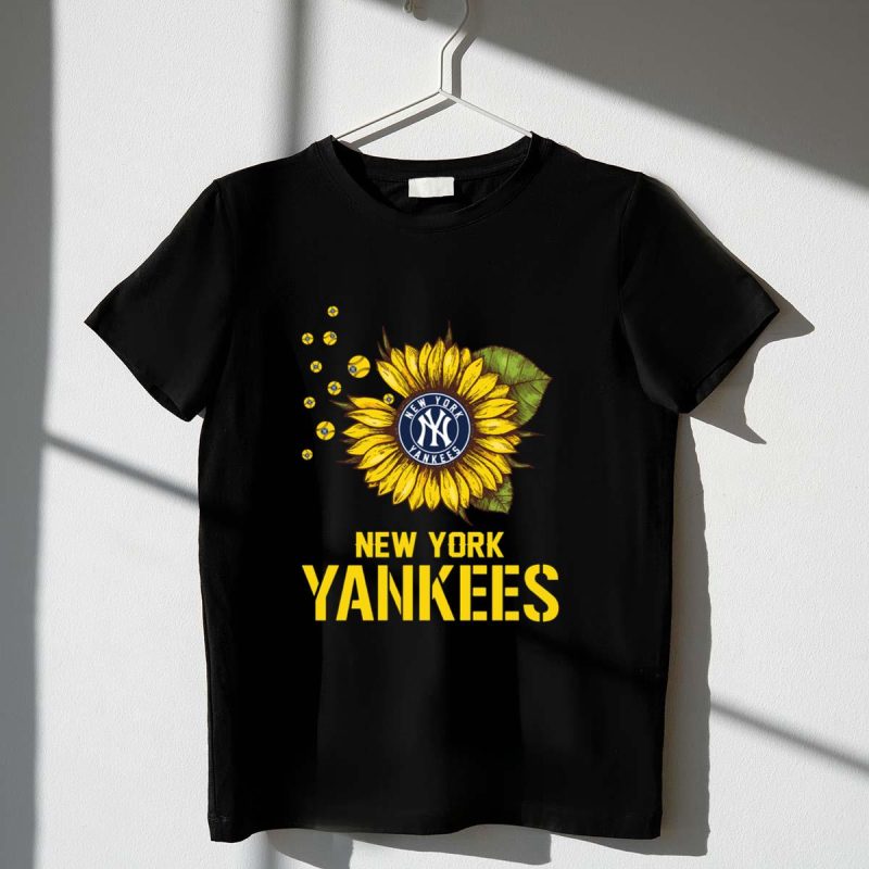 New York Yankees Sunflower Baseball Shirt t shirt 1 1