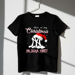 New York Yankees Christmas Pajama T-Shirt For Holiday Cheer