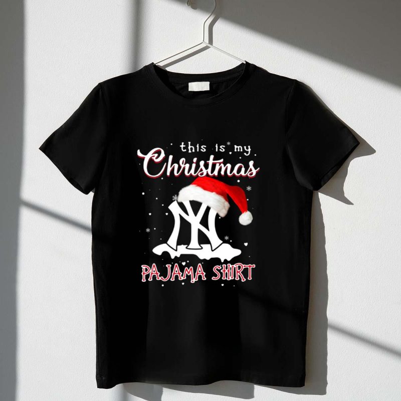 New York Yankees This Is My Christmas Pajama shirt t shirt 1 1