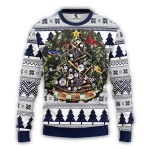 New York Yankees Tree Ball Ugly Christmas Sweater For Fans