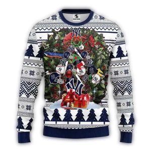New York Yankees Christmas Tree Ugly Sweater For Holiday Cheer