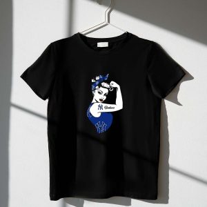 New York Yankees Strong Girl T-Shirt - Unbreakable Spirit Apparel