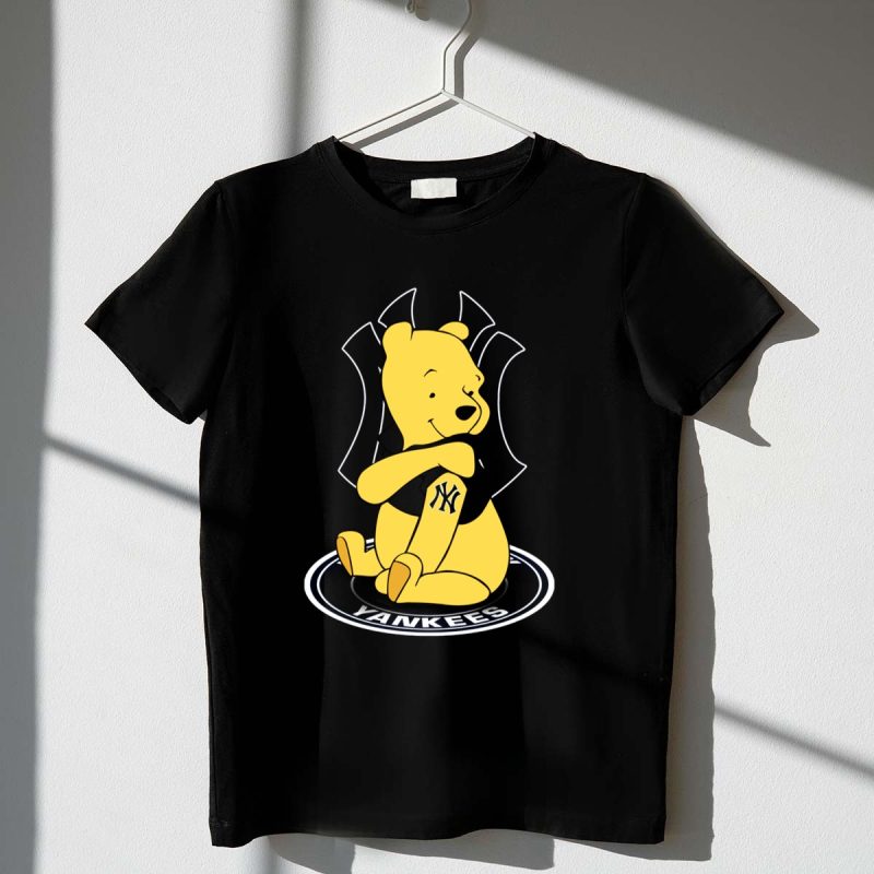New York Yankees Winnie the Pooh Yankees Logo T Shirt t shirt 1 1