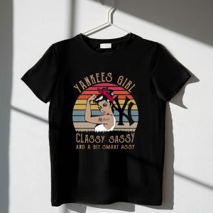Vintage New York Yankees Classy Sassy Smart Assy Girls T-Shirt