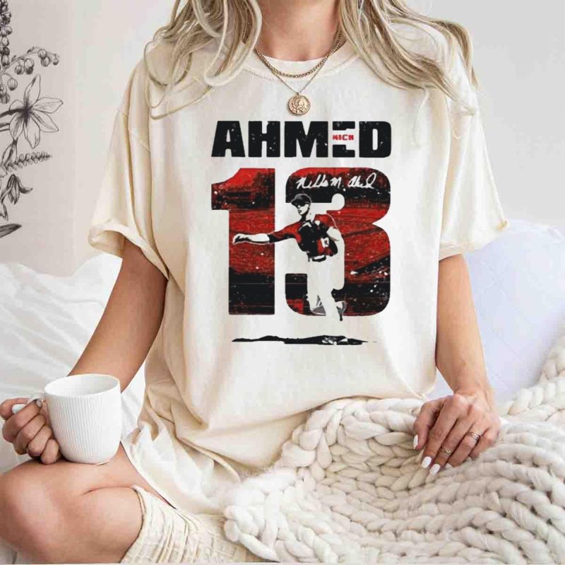 Nick Ahmed 13 Arizona Diamondbacks Baseball Player T Shirt t shirt 1 1