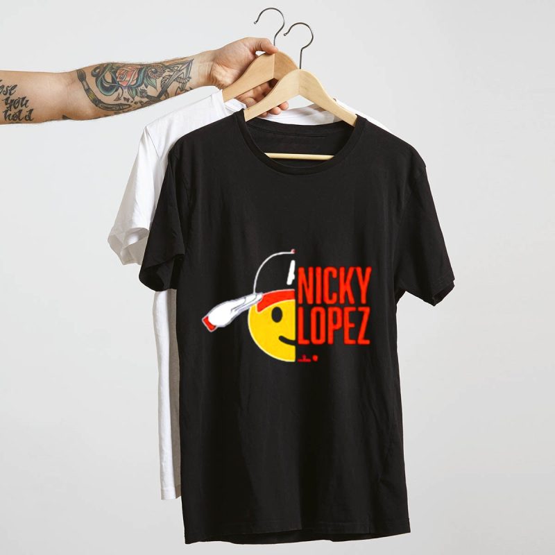 Nicky Lopez Atlanta Braves Salute Icon T-Shirt For Fans - Image 4