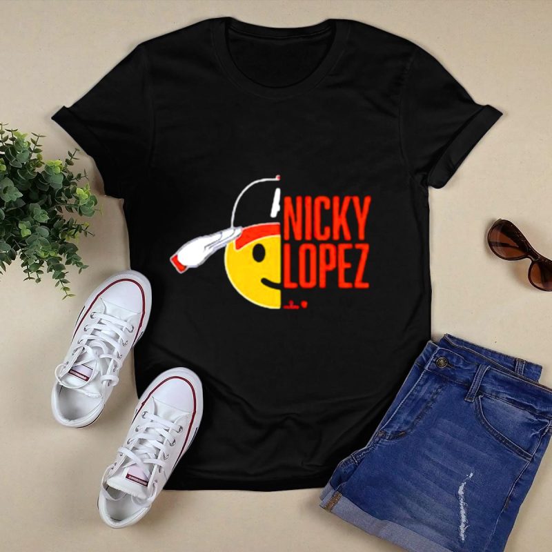 Nicky Lopez Atlanta Braves Salute Icon T-Shirt For Fans - Image 5