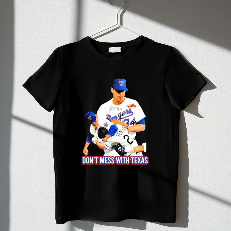 Nolan Ryan Texas Rangers Dont Mess With Texas Ventura Fight T Shirt t shirt 1 1