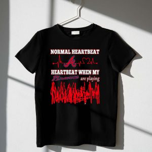 Normal Heartbeat T-Shirt: Support Your Braves With Every Game