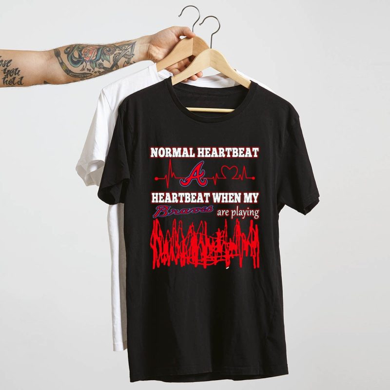 Normal Heartbeat T-Shirt: Support Your Braves With Every Game - Image 4