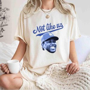 Kendrick Lamar Not Like Us Los Angeles Dodgers T-Shirt for Fans