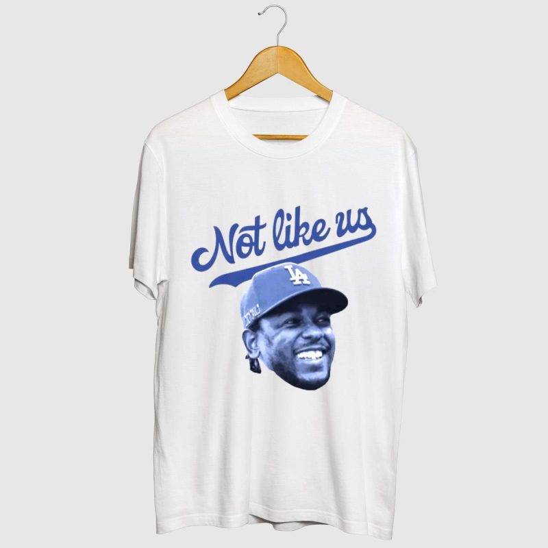 Kendrick Lamar Not Like Us Los Angeles Dodgers T-Shirt for Fans - Image 2