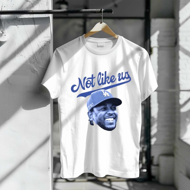 Kendrick Lamar Not Like Us Los Angeles Dodgers T-Shirt for Fans - Image 3