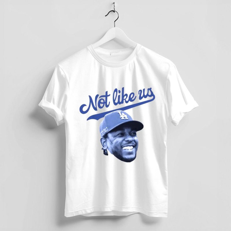 Kendrick Lamar Not Like Us Los Angeles Dodgers T-Shirt for Fans - Image 4