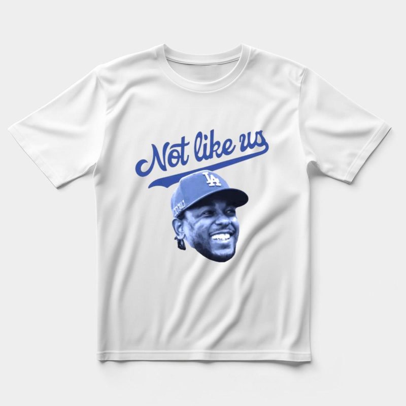 Kendrick Lamar Not Like Us Los Angeles Dodgers T-Shirt for Fans - Image 5
