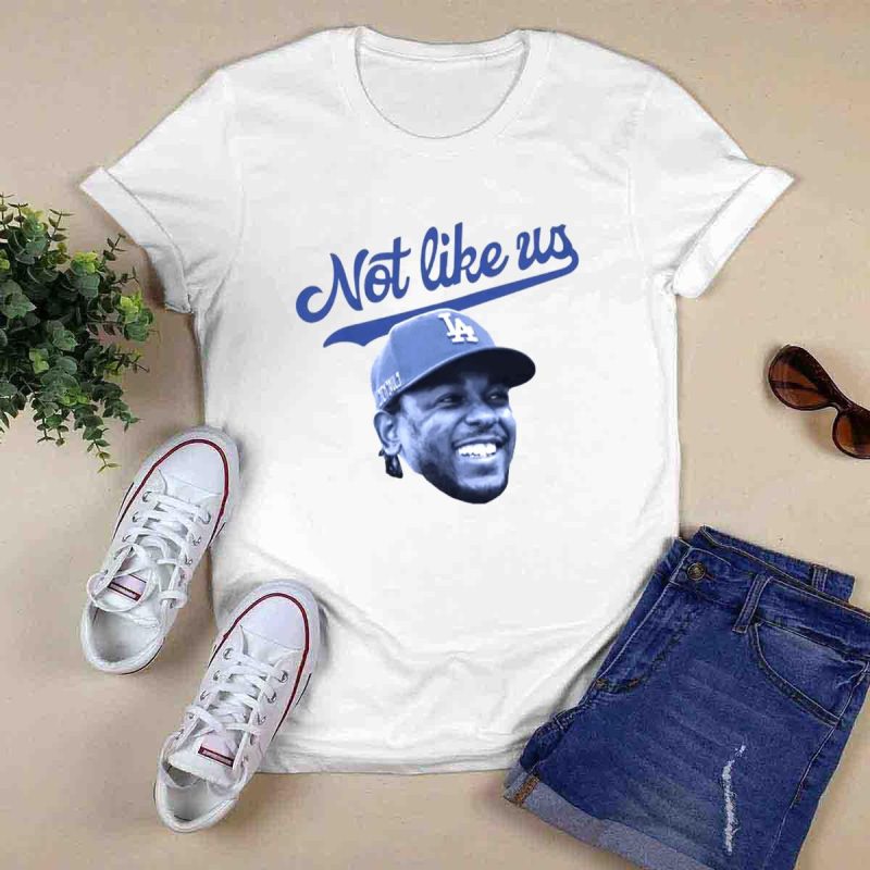 Kendrick Lamar Not Like Us Los Angeles Dodgers T-Shirt for Fans - Image 6