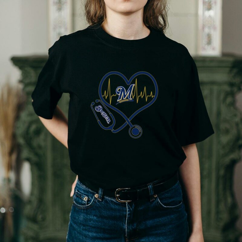 Nurse heartbeat love milwaukee brewers shirt t shirt 2 2.jpg