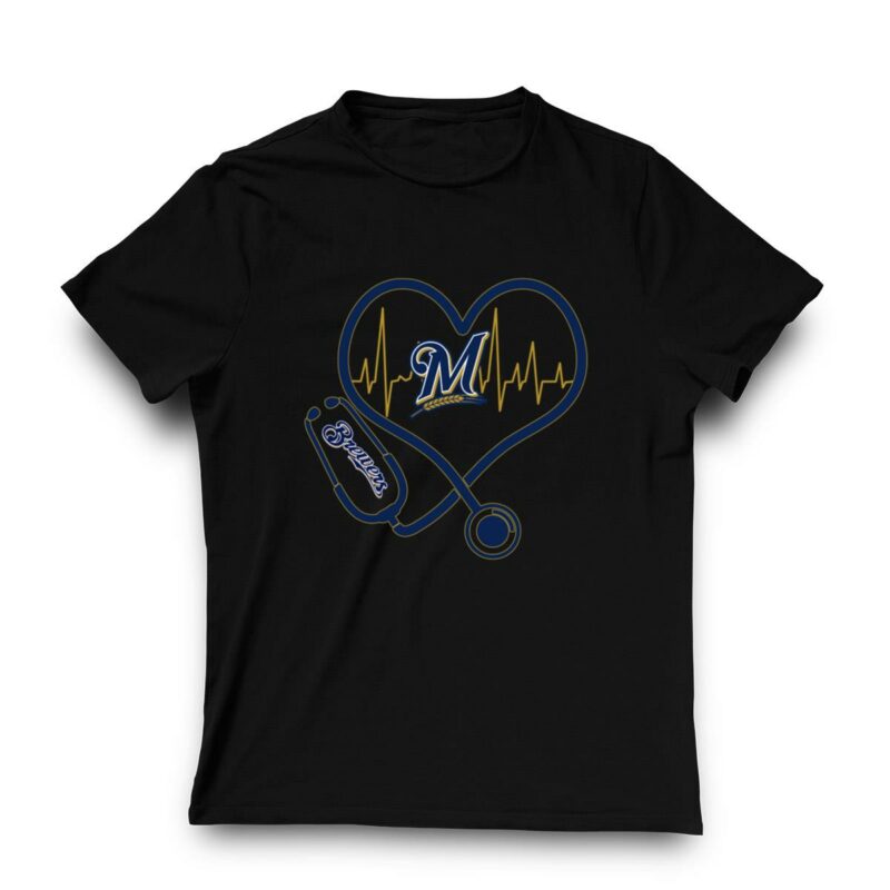Nurse heartbeat love milwaukee brewers shirt t shirt 3 3.jpg