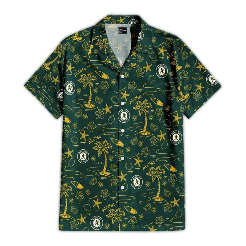 Oakland Athletics Aloha Paradise Hawaiian Shirt 1