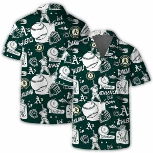 Oakland Athletics Baseball Hawaiian Shirt - Perfect For Game Day Style