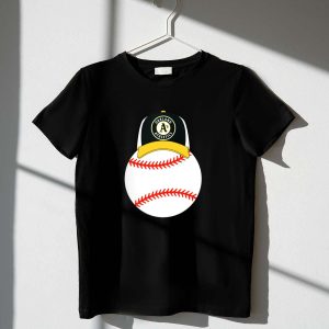 Oakland Athletics Mickey Mouse Ears T-Shirt For Baseball Fans